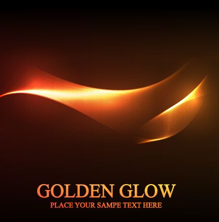 Golden Grow Vector Background #1