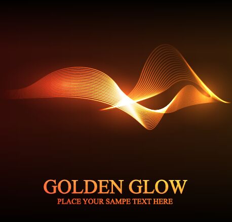 Golden Grow Vector Background #2