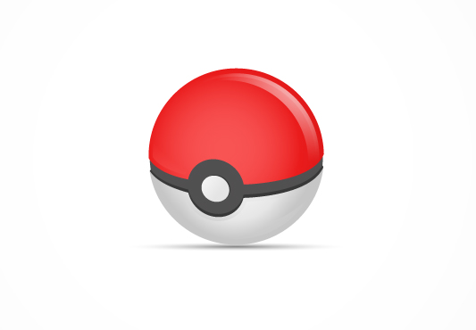 Pokemon Go Ball Icon Vector
