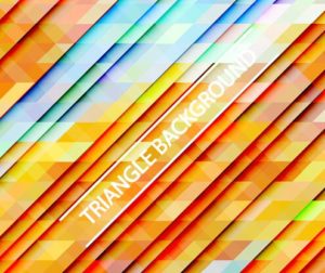 Gradient Triangle Vector Background 01