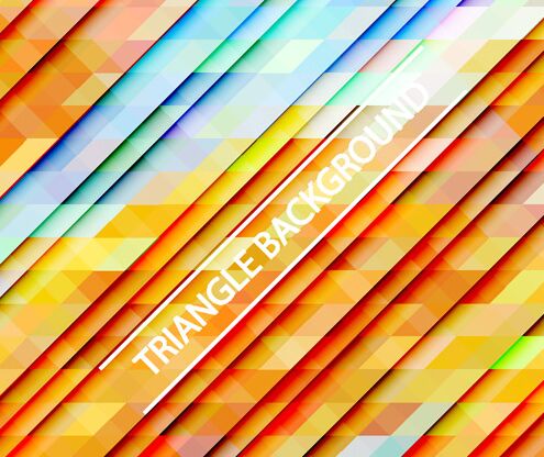 Gradient Triangle Vector Background 01