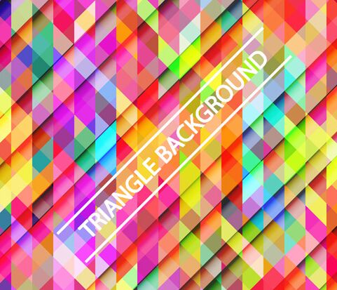 Gradient Triangle Vector Background 02
