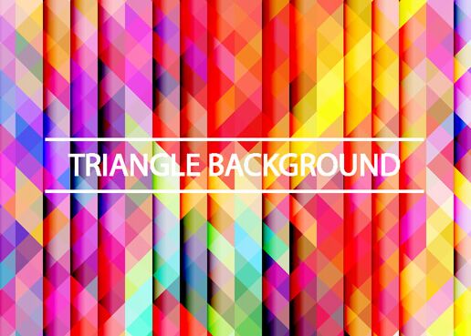 Gradient Triangle Vector Background 06