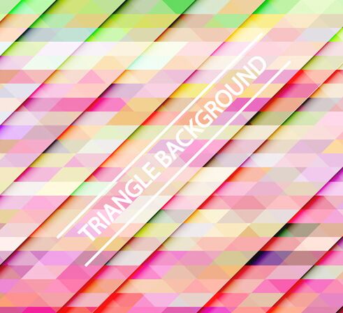 Gradient Triangle Vector Background 08