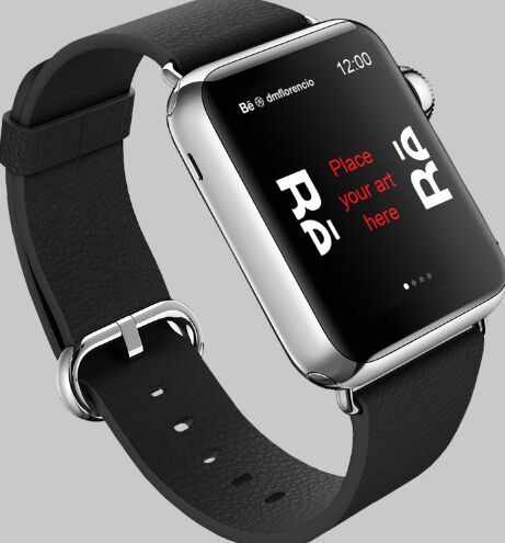 Realistic Apple Watch PSD Mockups