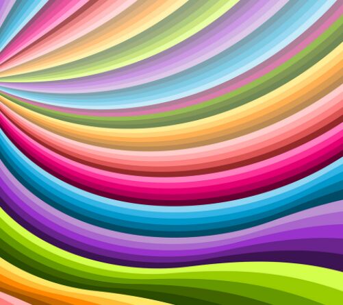 Colorful Spiral Vector Background #3