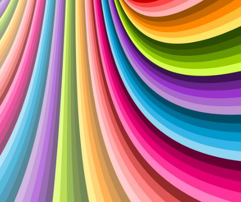 Colorful Spiral Vector Background #5