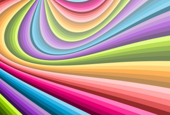 Colorful Spiral Vector Background #6
