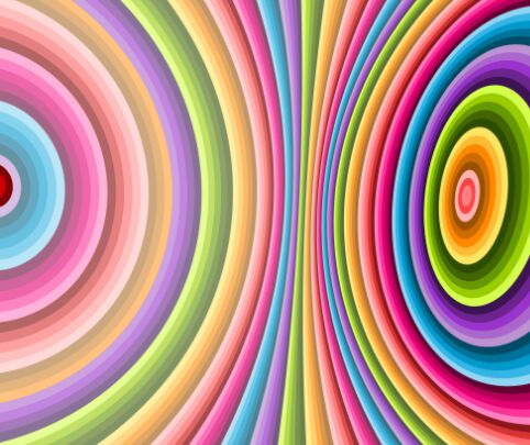 Colorful Spiral Vector Background #9