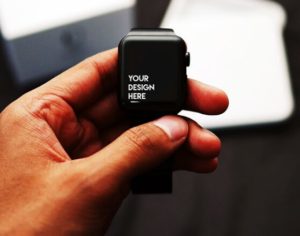 7 Apple Watch Mockups PSD