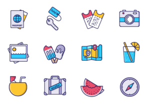 Vacation & Travel Vector Icons