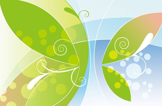 Abstract Butterfly Vector Background #1
