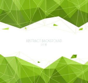 fresh-green-geometric-vector-background