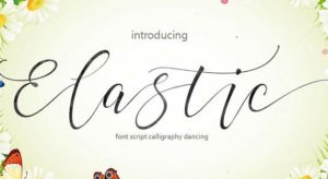 elastic-handdrawn-font