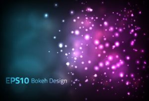 Shining Lights Bokeh Vector Background #1