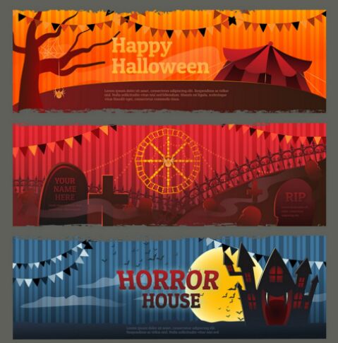3-happy-halloween-vector-banner-templates