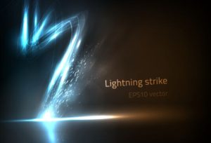 lightening-strike-vector-background