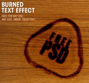burned-text-style-psd