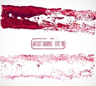 red-grunge-brush-vector