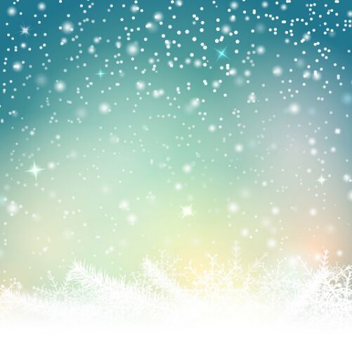 bokeh-snowflake-vector-background-5