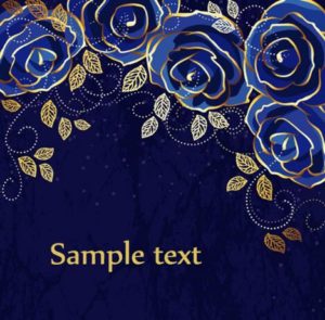 blue-rose-vector-background
