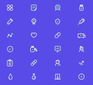 24-outlined-medical-icons-vector
