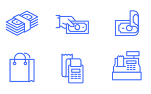 6-cash-flow-vector-icons