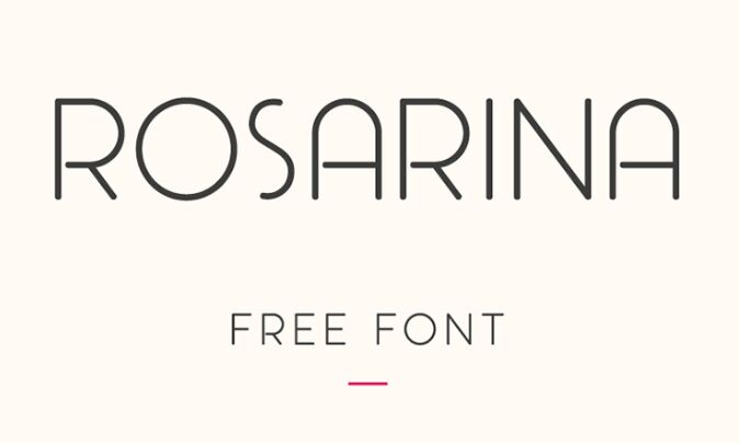 rosarina-rounder-font