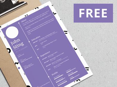 minimal-customizable-resume-template-vector