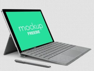 Microsoft Surface Pro 4 PSD Mockup