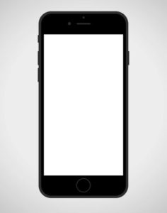 Black iPhone 7 SVG Icon