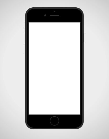 Black iPhone 7 SVG Icon