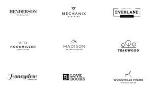 15 Minimal Logo Insignia Templates PSD