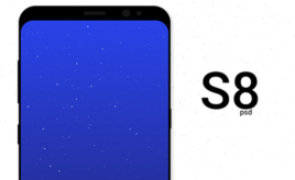 Samsung S8 Concept PSD Template