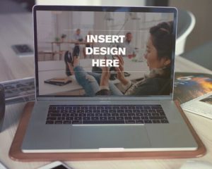 Photorealistic New Macbook Pro PSD Mockups