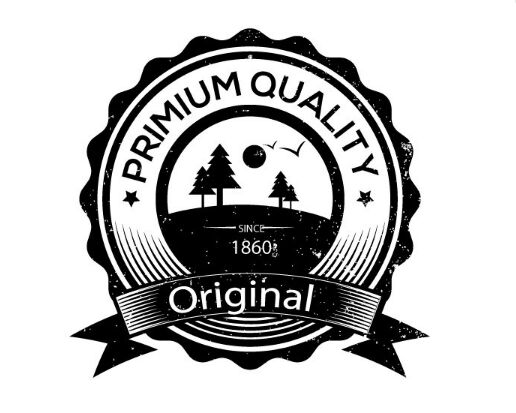 Vintage Premium Quality Badge Vector