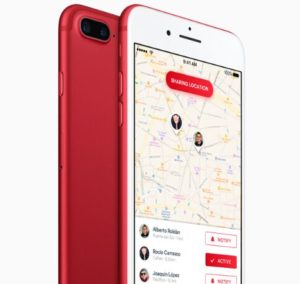 iPhone 7 (PRODUCT) RED Special Edition PSD Mockup