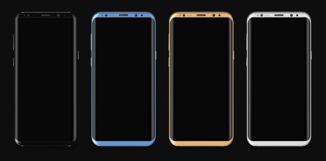 Samsung Galaxy S8 Vector Model & PSD Mockup