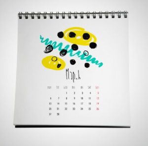 Calendar 2017 PSD & Vector