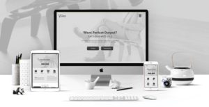 Vilas Portfolio Web Template PSD