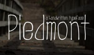 Piedmont Handwritten Tyepface
