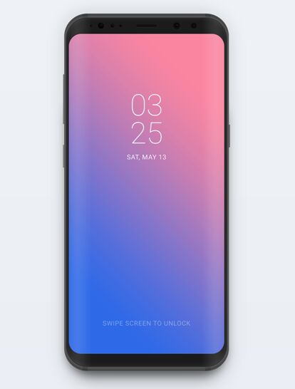 Minimal Samsung Galaxy S8 Mockup PSD