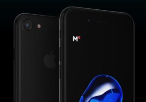 High Resolution iPhone 7 (Jet Black) Template