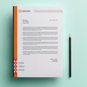 Customizable Photorealistic Letterhead Template