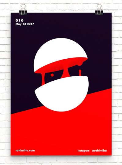 Minimal Wall Poster Vector Template