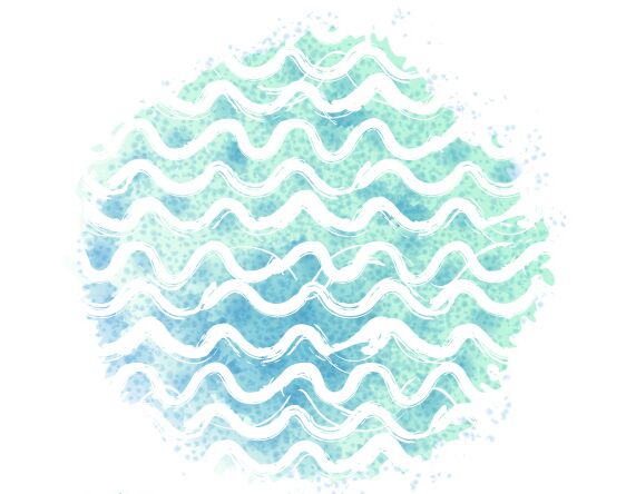 Vector Summer Waves