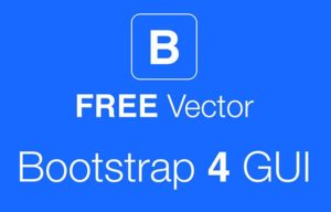 Bootstrap 4 GUI Pack Vector