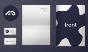 Minimal Modern Stationery PSD Mockup