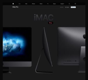 Space Grey Landing Page Template PSD