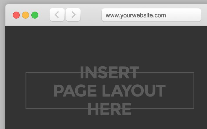 Minimal Clean Web Browser PSD Template